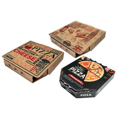 China Disposable Custom Personalized Pattern Labels Design 4/6/8/10/12/14/24 Inch Black Cardboard Octagon Hexagon Box For Italy Pizza Slice Box for sale