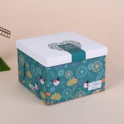 China Wholesale Cheap Custom Square Cake Boxes Biodegradable Paper Packaging Cake Boxes for sale