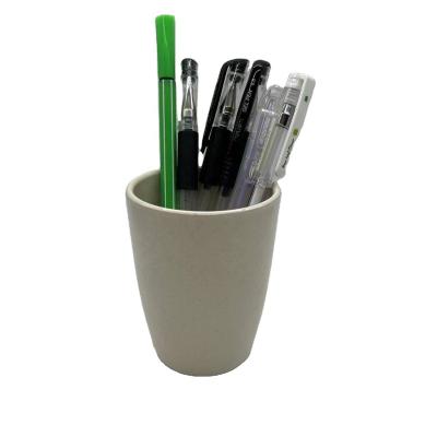 China Bathroom Biodegradable and eco- friendly bamboo fiber pens holder for sale