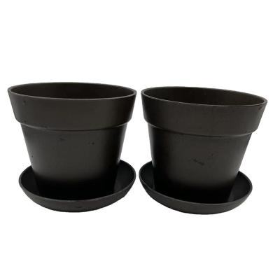 China Country Coffee Grounds Degradable Household Simple Small Flower Pot Gardening Plant Flower Pots for your desk for sale