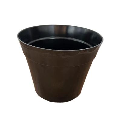 China Country Large Size Garden Planter Flower Pot Biodegradable Bio high standard Large Bamboo Fiber Garden Flower Plant Pot For Outdoor for sale