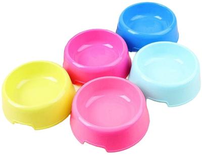 China Sustainable Beautiful Macron colorful bamboo fiber corn starch melamine pet bowls for sale