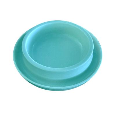 China Sustainable Non toxic Customized pantone color bamboo fiber cats bowls for sale