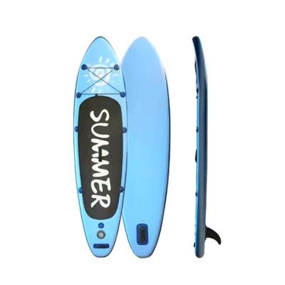 China Unisex PVC Stand Up Paddle Board Inflatable SUP Board Paddle Board Adventurer With Accessories Bag Pedal Repair Kit for sale