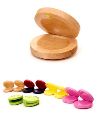 China OEM Wooden Battery Operated Castanets Toy Musical Instrument Toys Supplier for sale