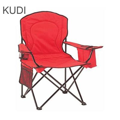 China High quality Easy-carry portable folding camping chair with cooler pocket with arm rest for outdoor fishing, hiking camping for sale