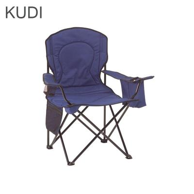 China Hot Sale Camping Easy-carry Portable Folding Outdoor Rising Chair with Cooler Pocket with Arm Rest for sale