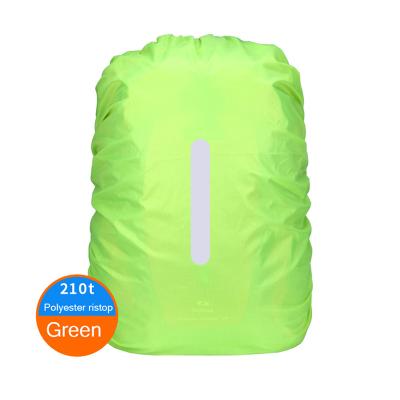 China 210T Mountaineering Outdoor Camping Rise Polyester Ripstop With Clip Custom Logo High Quality Waterproof Backpack Rain Cover For Bike for sale