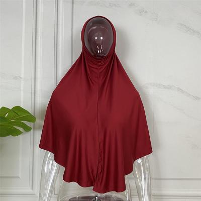 China Comfortable Feel Scarf Women Full Cover Scarf Women Hijab Malaysia Islamic Turkish Muslim Khimar Hijab Hijab Scarf for sale