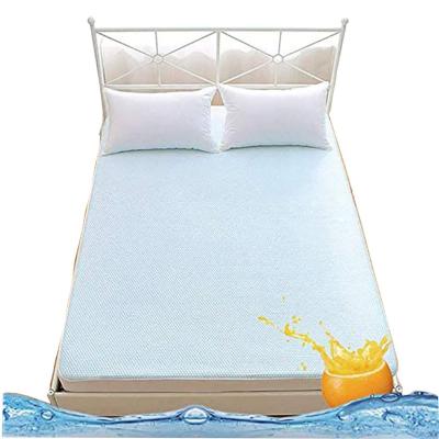 China 25D Plain Foam Mattress Protector Terry Towel Sheets Vinyl Mattress Protector Breathable Waterproof For Home for sale