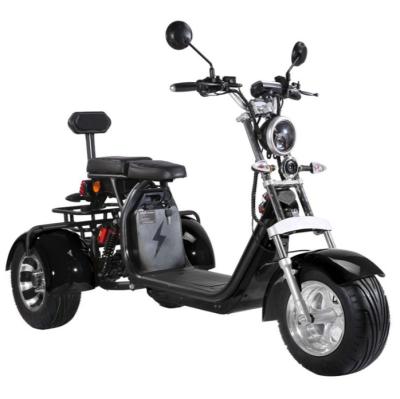 China 2023 Citycoco Germany Holland Eu Warehouse Free Shipping 2000W Long Range 3 Wheel Unisex Motorcycle Electric Tricycle Scooter For Adult for sale