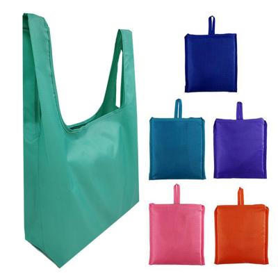 China Japanese Eco-Friendly Tote Bag Waterproof Oxford Cloth Storage Bag Environmental Protection Logo Folding Shopping Bag Portable for sale