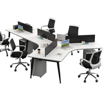 China Eco-friendly Office Furniture Maker 10 Head Workstation Furniture With Cabinet 5 Person Sets Office Furniture for sale