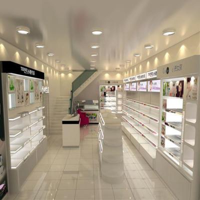 China Trendy with top quality 2018 fashion cosmetic store design with cosmetic display cabinets for cosmetic furniture for sale