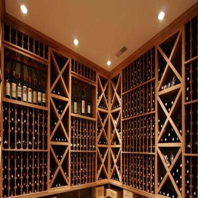 China modern & Fashion Wall Mounted Wine Rack Wine Rack and Wooden Buffet Bar for Wine Shop Furniture for sale