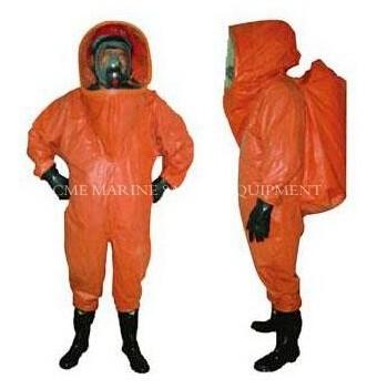 China Heavy Type Chemical Protective Suit For Fire Safety Equipment for sale