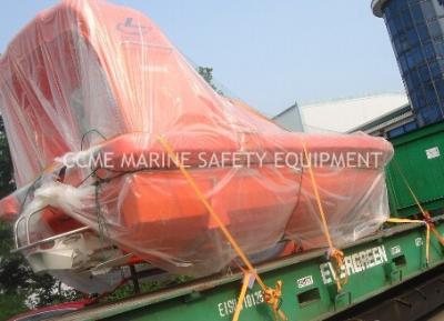 China Marine Total Enclosed Free Fall Open Lifeboat FRP Lifeboat for sale