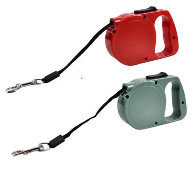 China Durable Retractable Pet Lead Lead Nylon Dog Walking Adjustable Extendable Flexible Leash for sale