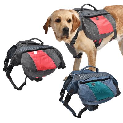 China Sustainable Outdoor Travel Increasing Gear Durable Pet Arm Breathable Mesh And Adjustable Straps Dog Backpack for sale