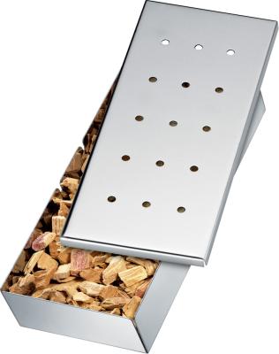 China Easily Cleaned Stainless Steel BBQ Grilling Accessories Wood Chip Smokers Box For Food Add Smokey Bbq Flavor for sale