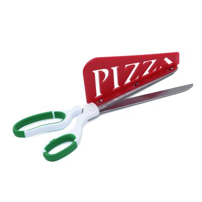 China Viable pizza scissors, pizza cutter, ultra sharp detachable blade with a tray for sale