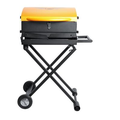 China Easily Assembled Easily Cleaned BBQ Cart, Camping Portable BBQ Grill, Folding Charcoal Grill for sale