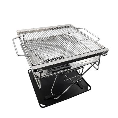 China New Arrival Easily Cleaned Adjustable Outdoor Stainless Steel BBQ Grill Rack With High Quality for sale