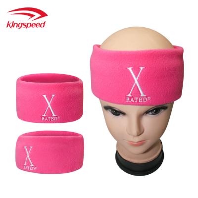 China Universal Custom Wrist Sweatband Main Band Basketball Loose Cotton Sports Elastic Tennis Sweatband for sale