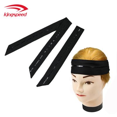 China Universal sports heads headband tennis fashion headband nylon embroidery towel headband wholesale for sale