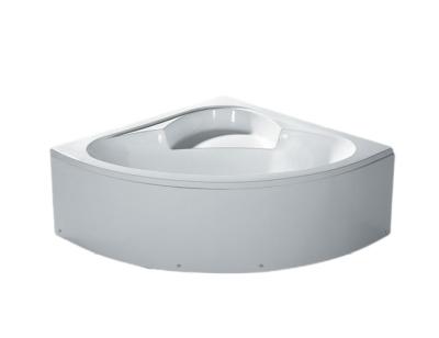 China Best price top quality traditional cheap skirted acrylic corner bathtub with a curved skirt for sale