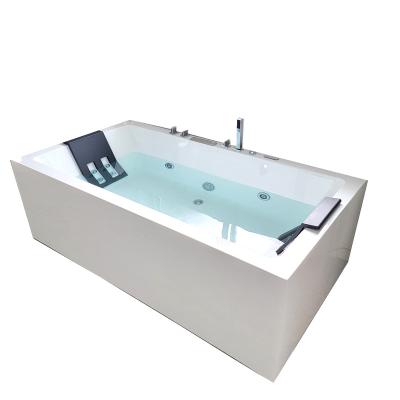 China Acrylic Freestanding Bathtub Spa Massage Freestanding Bathtub For Bathroom for sale