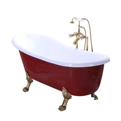 China Claw Foot Soaking Tub Plastic Classic Clawfoot Freestanding Claw Foot Tub For Bath for sale