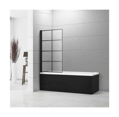 China Modern durable using widely popular shower screen for bathtub with square glass for sale