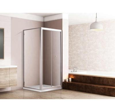 China Traditional Factory Wholesale Folding Shower Enclosure With Aluminum Frame For Bathroom for sale