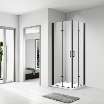 China Factory Direct Sale Modern Folding Aluminum Glass Doors Shower Enclosure Shower Rooms For Bathroom for sale