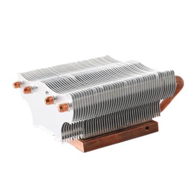 China 150W Welder Stage Light Heat Pipe Heat Pipe Heatsink CPU Heatsink Copper And Aluminum Heatsink for sale