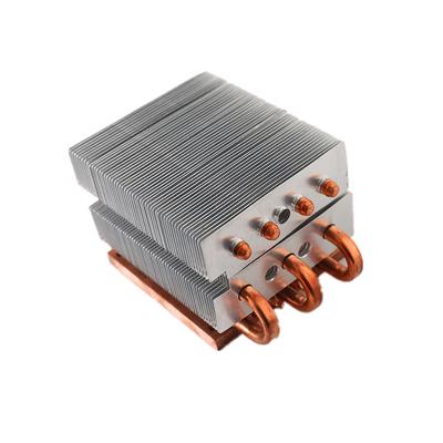 China 250W Welder High Power Stage Lamp Heat Pipe Heatsink , LED Copper Aluminum Heatsink for sale