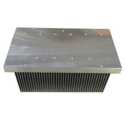 China Extruded Welder Bonded Fin Aluminum Alloy Heat Sink Factory for sale