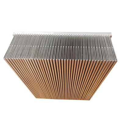 China Stacked Welder Chinese High Power Aluminum Sheet Hollow Insert Heatsink 500(W)*130(H)*400(L)mm for sale