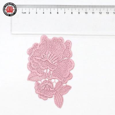 China Sustainable Exquisite and compact 7cm embroidered patch for decoration Embroidery Applique for sale