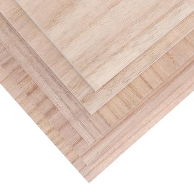 China Eco-Friendly.Stocked low Density paulownia wood Panels Furniture Building Material Easy Process Paulownia Wood board for sale