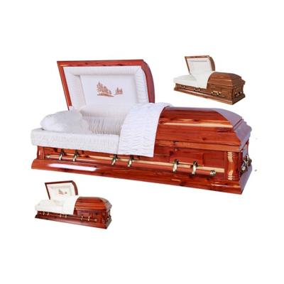 China Eco-Friendly.Stocked Italian Style Customized Carving Wooden Coffin for sale