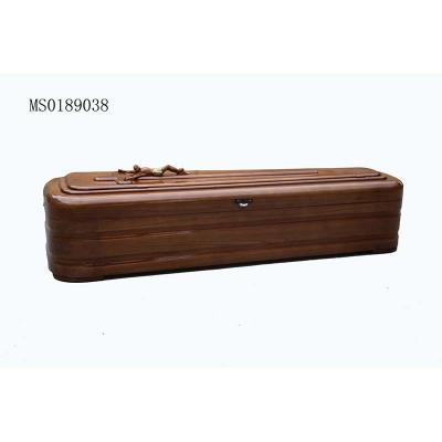 China Eco-Friendly.Stocked Customized Italy Funeral Cheap Paulownia Coffins for Dead Caskets and Economic Cremation Coffins Poplar COffin for sale