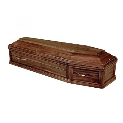 China Eco-Friendly.Stocked Manufacturer wholesale customization solid wood paulownia Funeral Coffin for sale