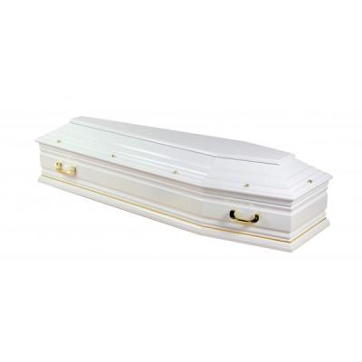 China Eco-Friendly.Stocked Wholesale funeral high-quality wood casket and coffin in china for sale