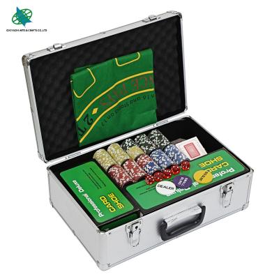 China 8+ 600PCS Custom Design Poker Chips Set Perfect For Parties, Suitable For Multiple Users for sale