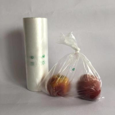 China Transparent HDPE Flat Bags Disposable On Roll Printed 1S1C Factory for sale