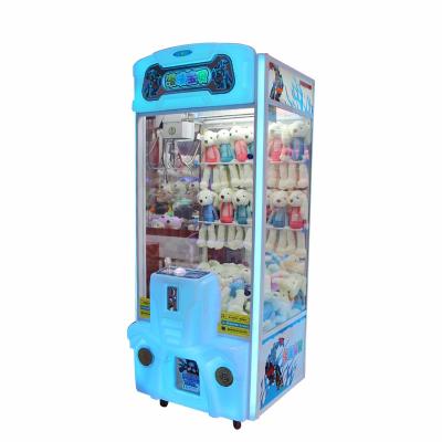 China Catcher Crane Machine Small Amusement Toy Machine Crane Claw Vending Game Metal+acrylic+plastic hook machines for sale for sale