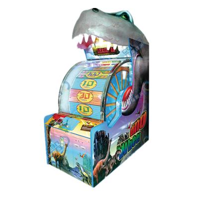 China Coin Pusher Arcade Dino Wheel Ticket Lottery Game Machine Coin Operated Amusement For Sale W800*D1490*H2100 for sale