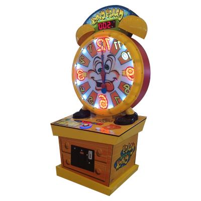 China Coin Operated Ticket Crazy Lottery Wooden Sight Clock Amusement Park Indoor Redemption Game Machine For Sale for sale